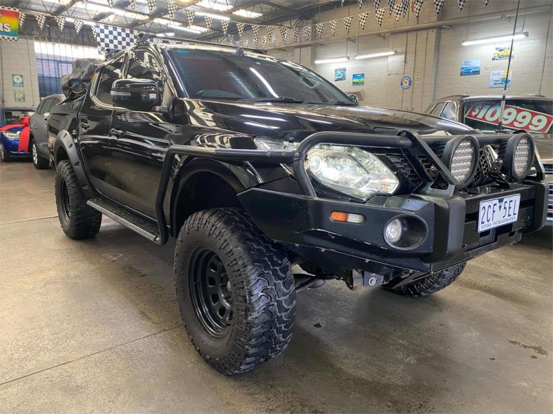 2018 MITSUBISHI TRITON DUAL CAB UTILITY GLS (4x4) BLACKLINE MQ MY18